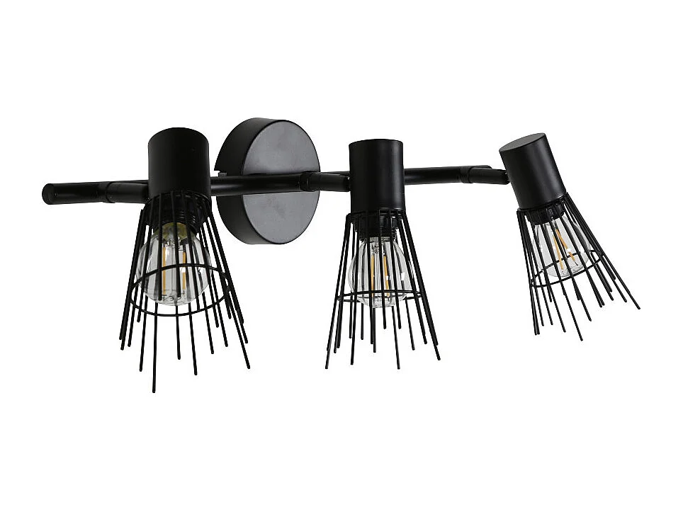 Pico verlichting wandlamp 24x15x15cm staal zwart.