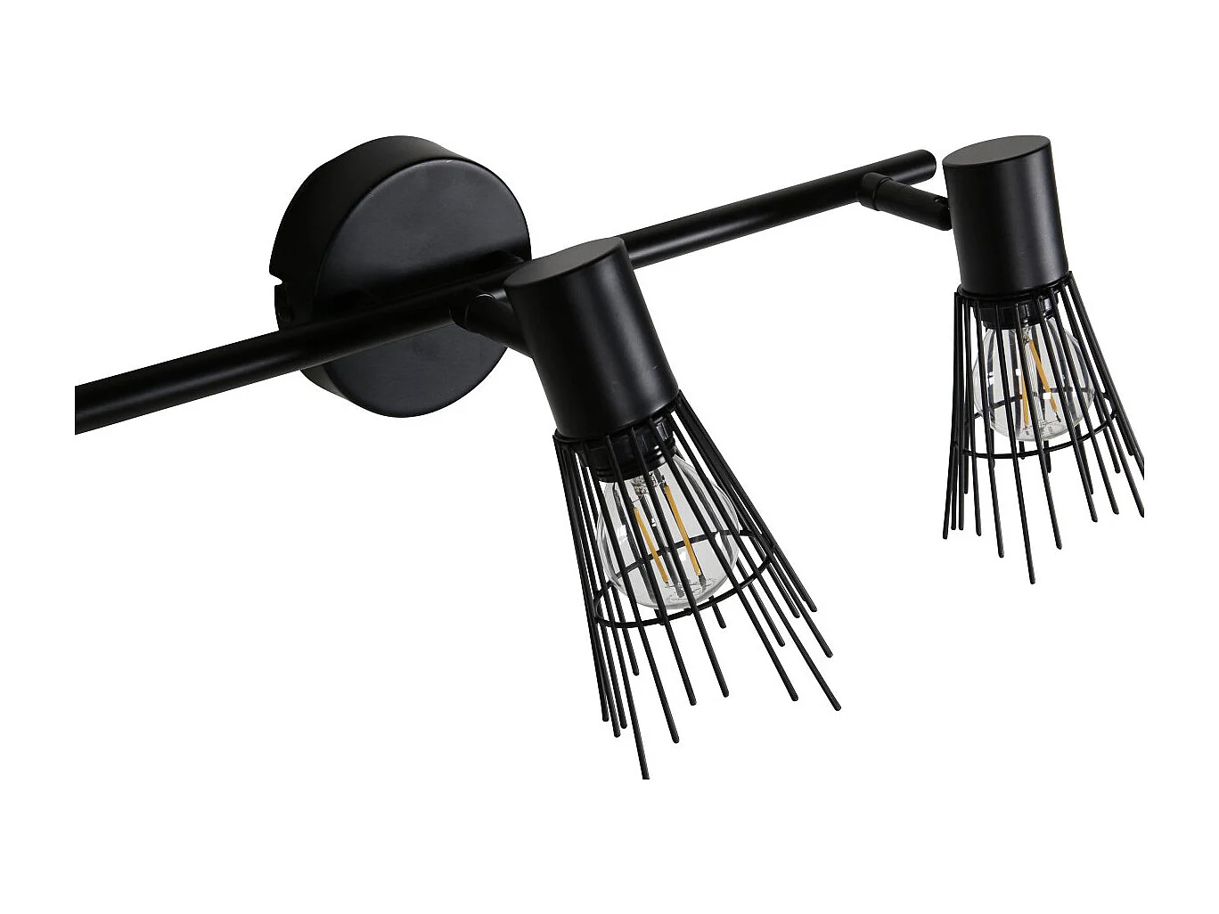 Pico verlichting wandlamp 24x15x15cm staal zwart.