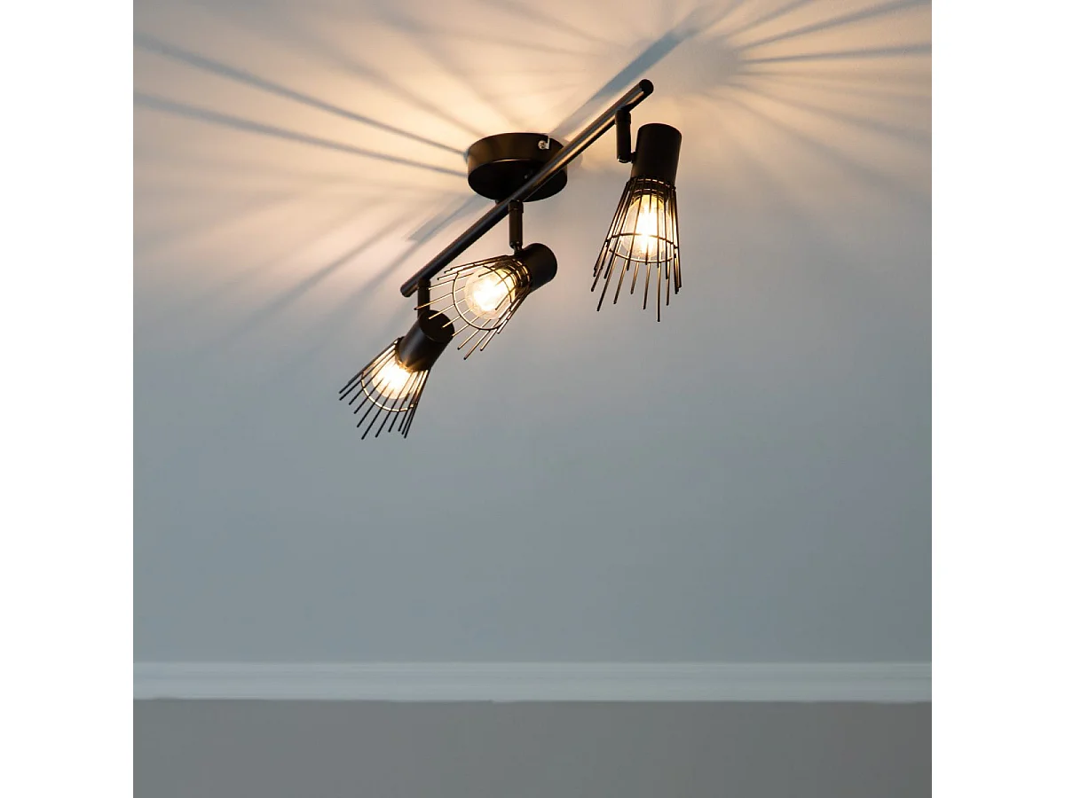 Pico verlichting wandlamp 24x15x15cm staal zwart.