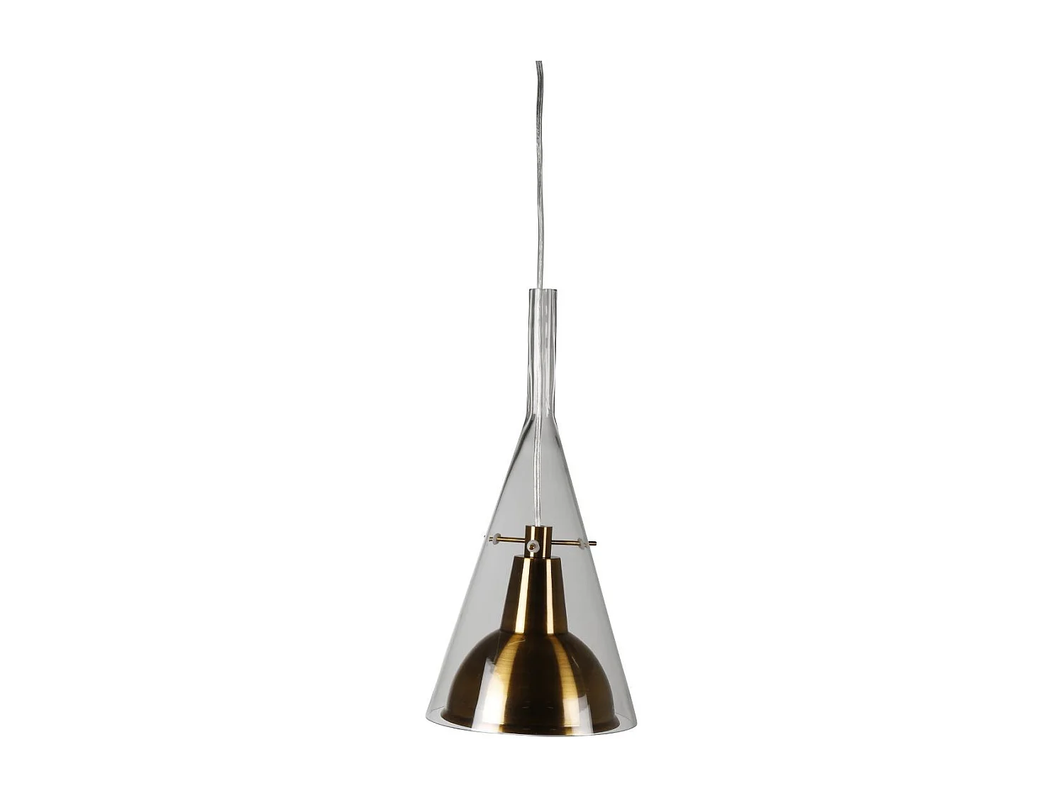 Lampe Suspension Design "Sirius" 40cm Or