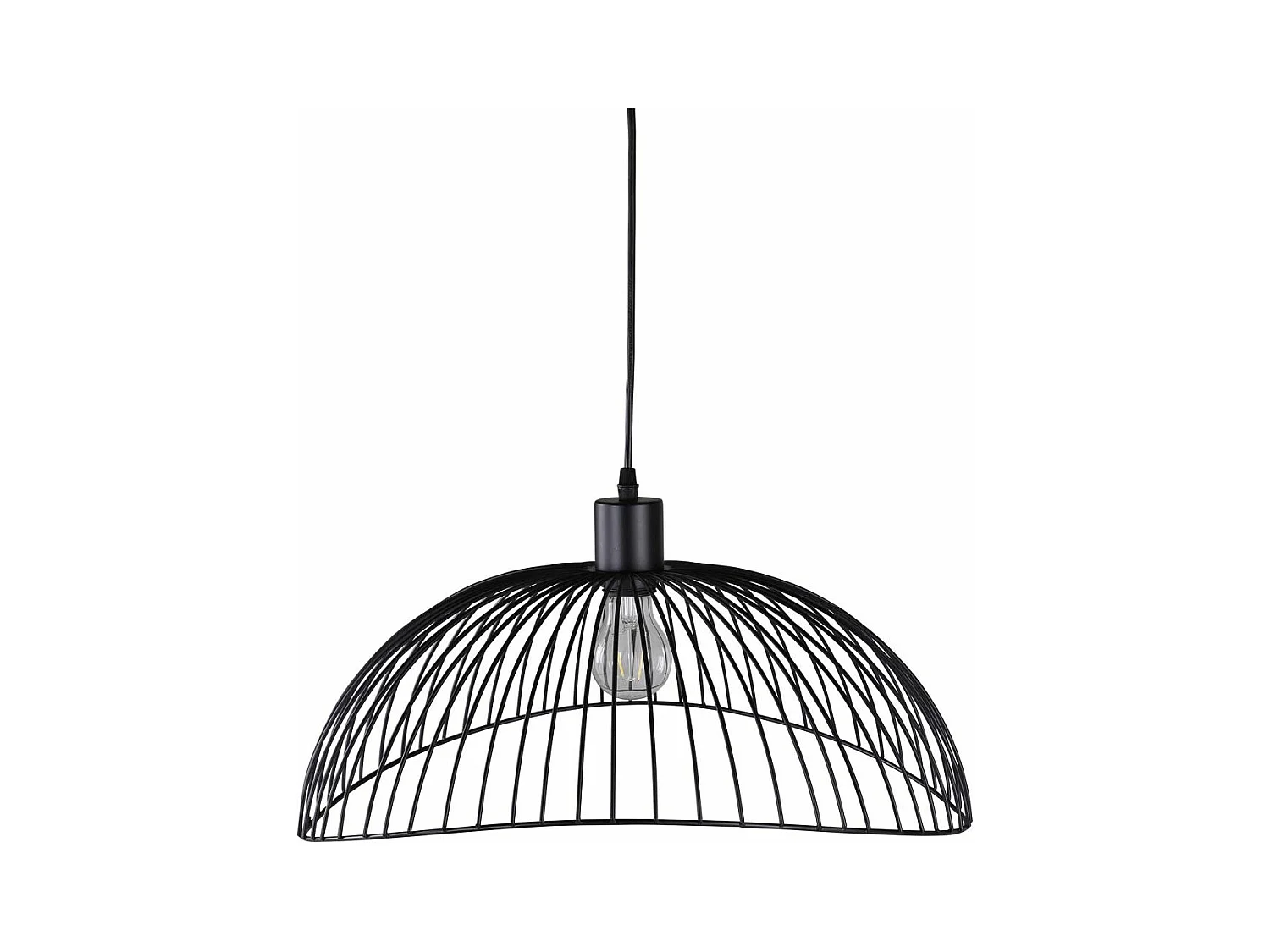 Lampe Suspension Design "Elsa" 40cm Noir