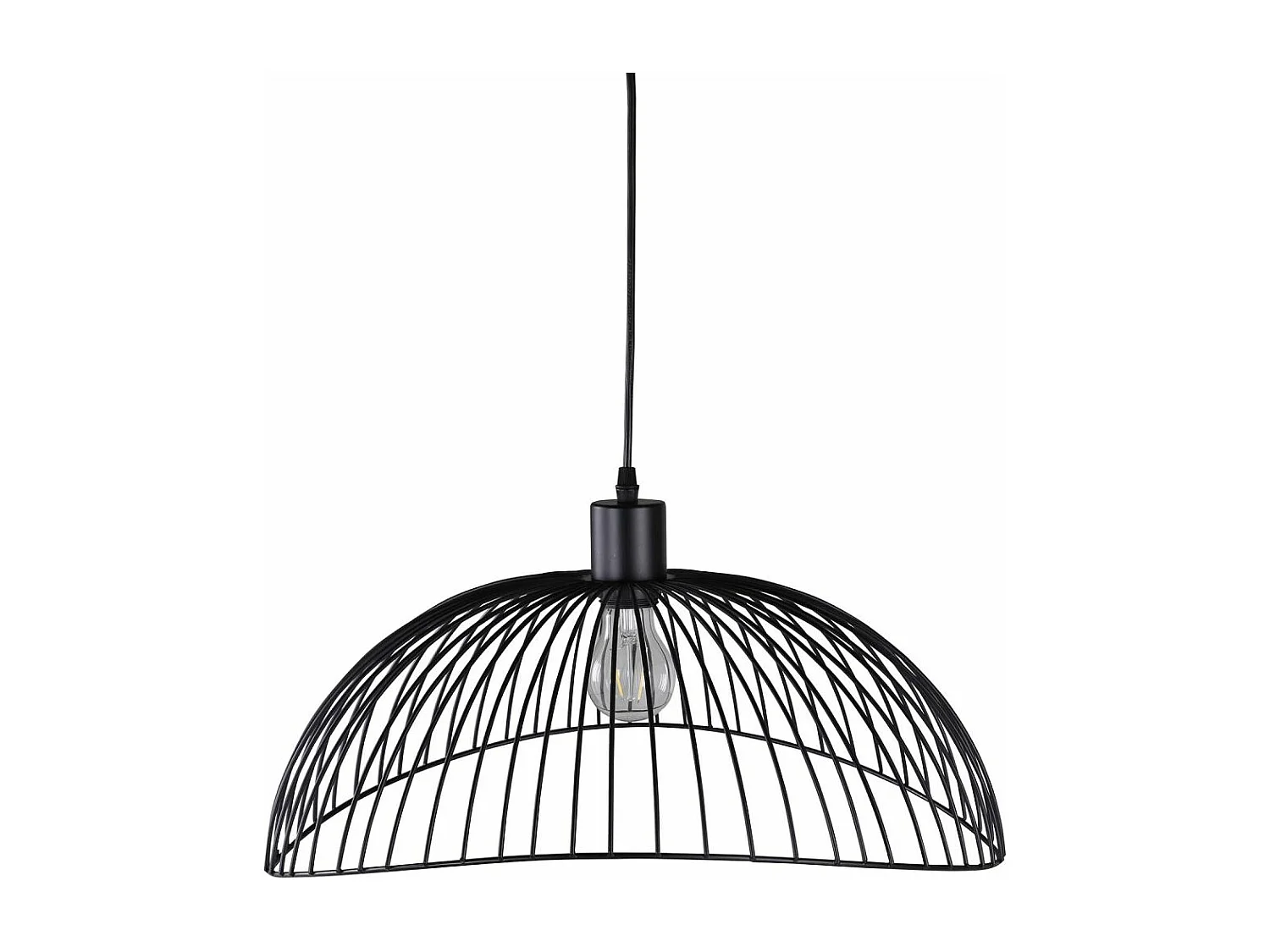 Lampe Suspension Design "Elsa" 40cm Noir