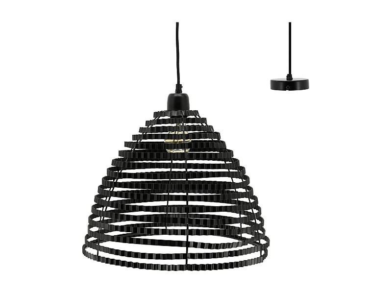 Suspension en métal accordéon