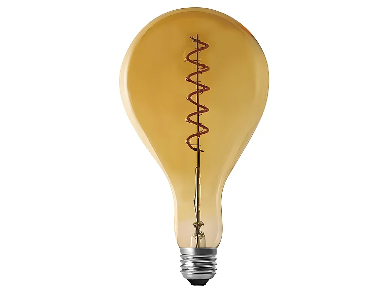 Ampoule goutte d'eau à led spirale ambrée 16 cm Unitaire