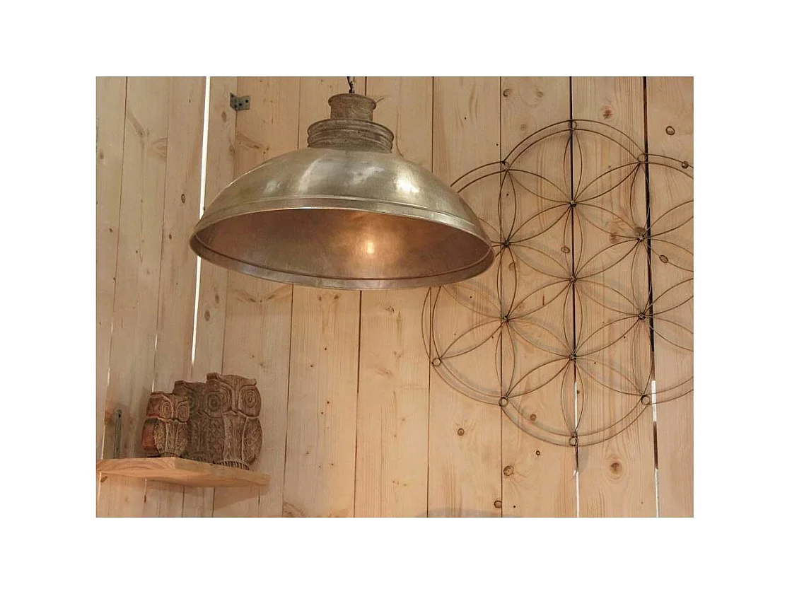 Suspension métal et bois