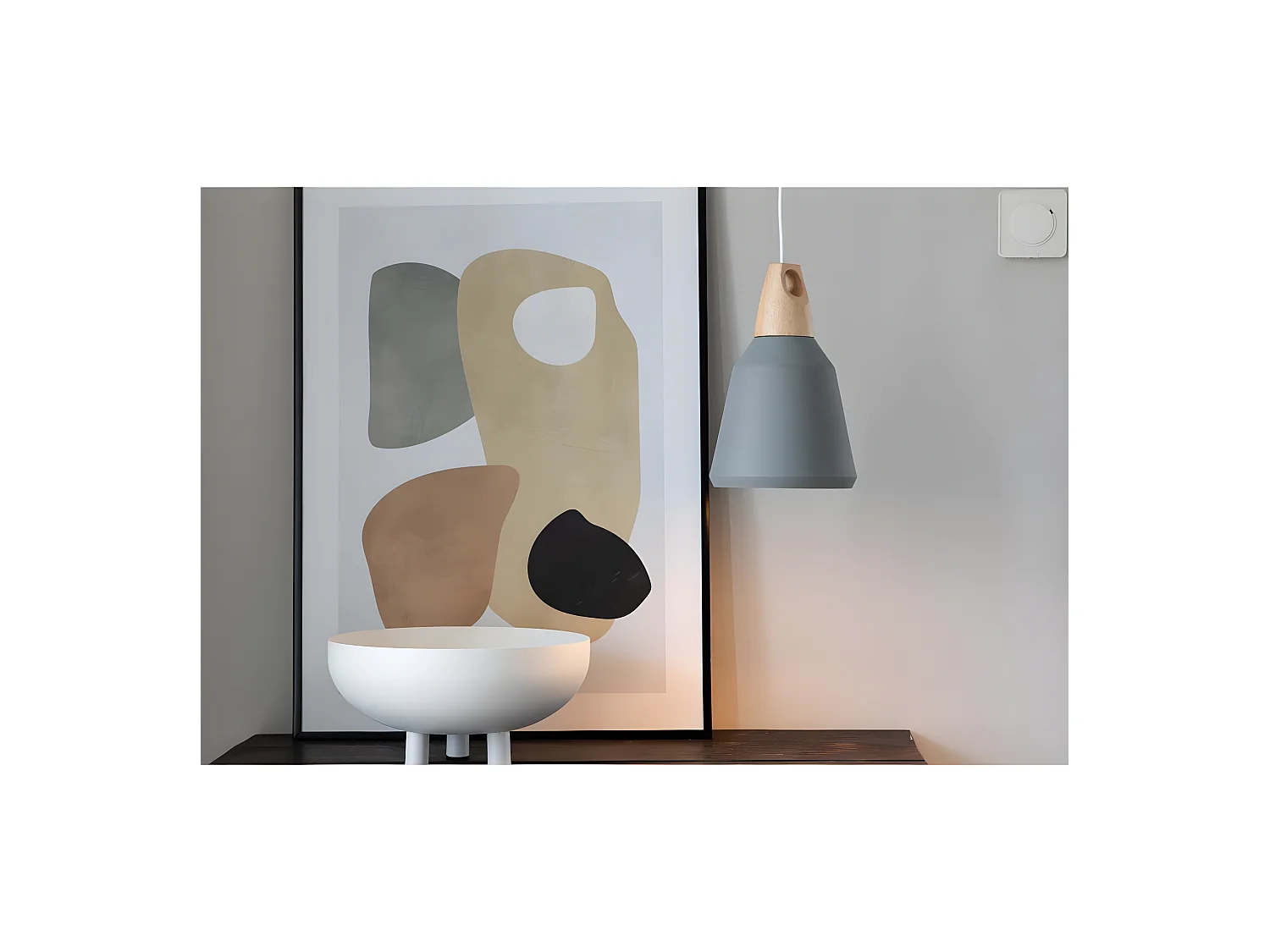 Nao verlichting hanglamp Ø16cm aluminum grijs.