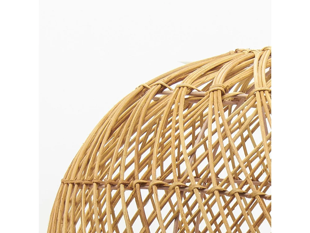 Abat-jour pour suspension boule en rotin Grand modèle