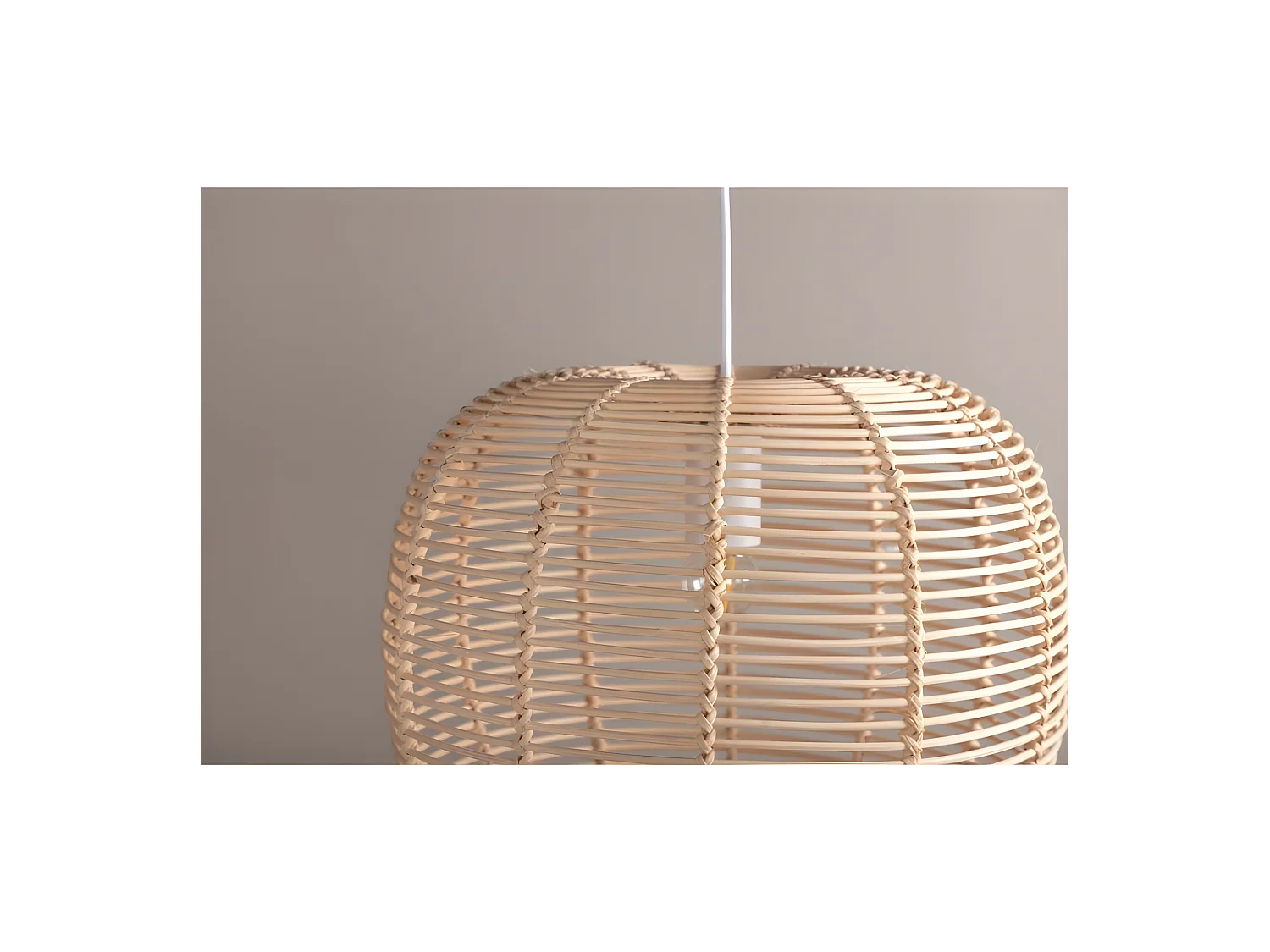 Suspension en Rotin "Fence" 41cm Naturel