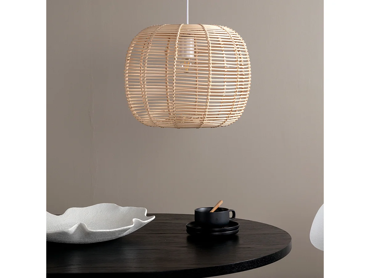 Suspension en Rotin "Fence" 41cm Naturel