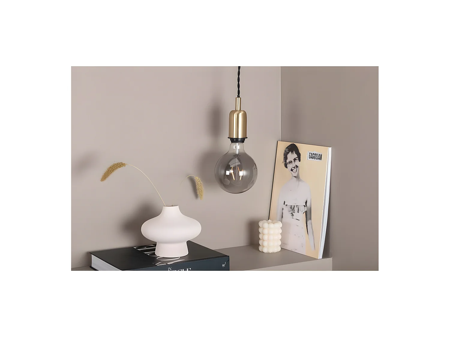 Hang verlichting hanglamp 10x10x120cm staal zwart, messing.