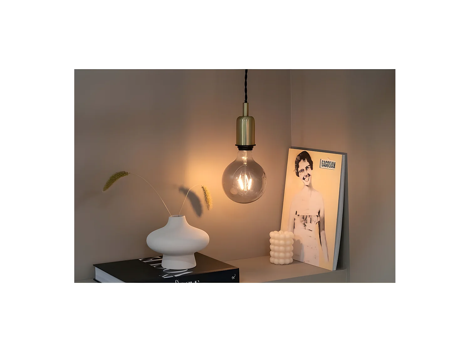 Hang verlichting hanglamp 10x10x120cm staal zwart, messing.