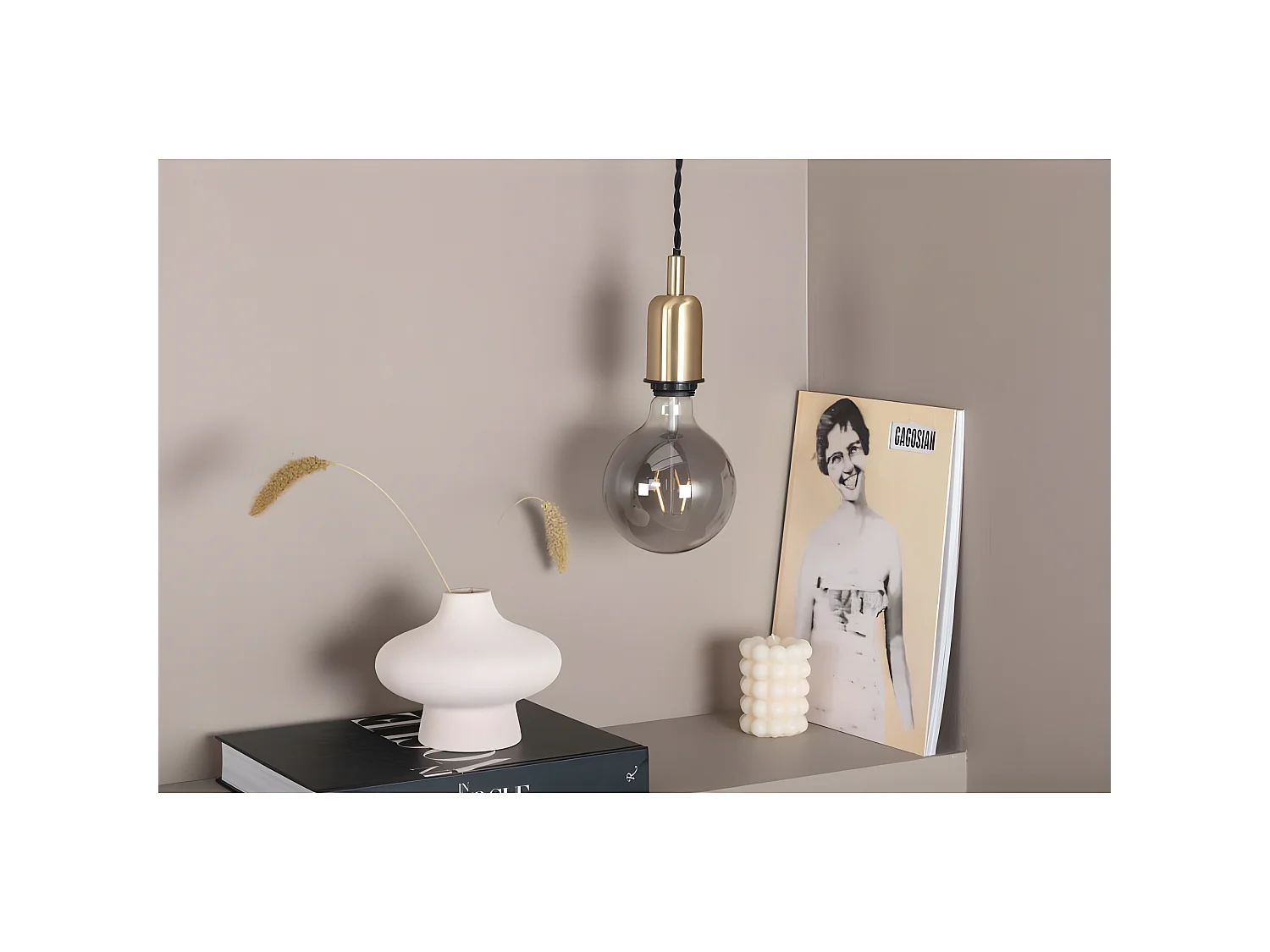 Suspension en Métal "Hang" 10cm Doré