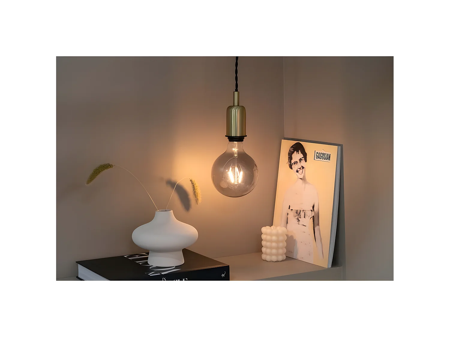 Suspension en Métal "Hang" 10cm Doré