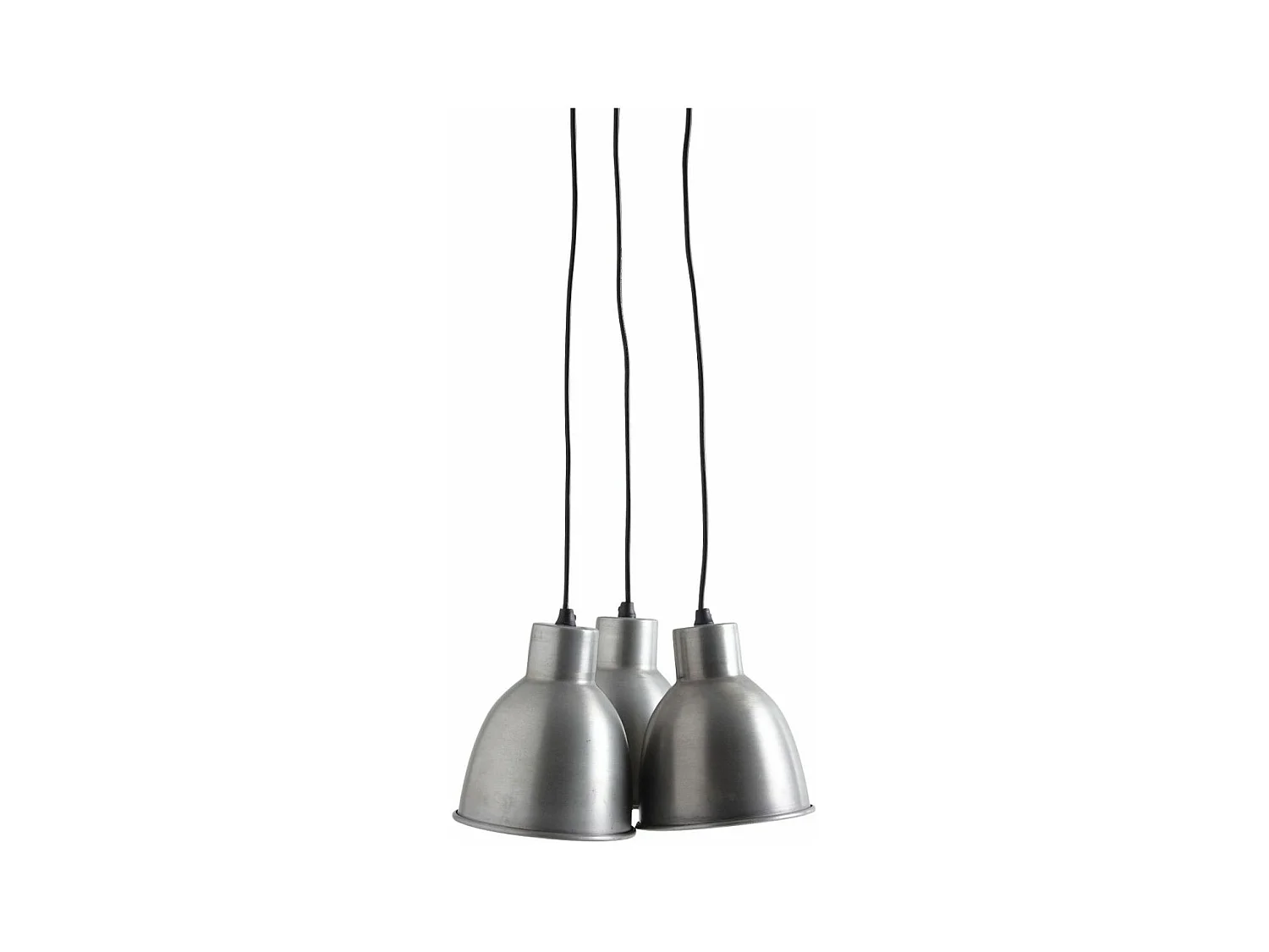 Suspension 3 lampes en zinc