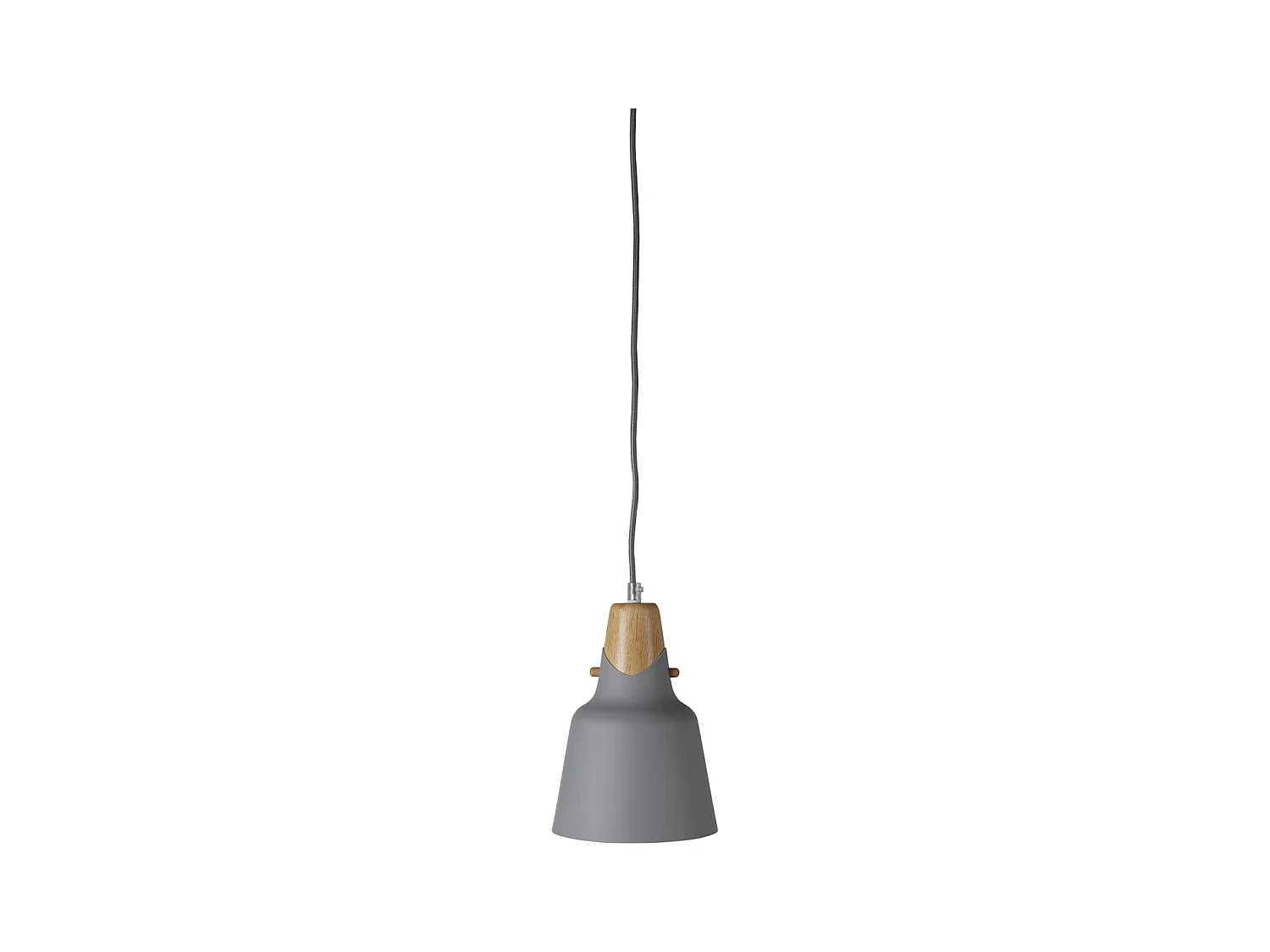 Lampe Suspension Design "Rigel" 22cm Gris Clair