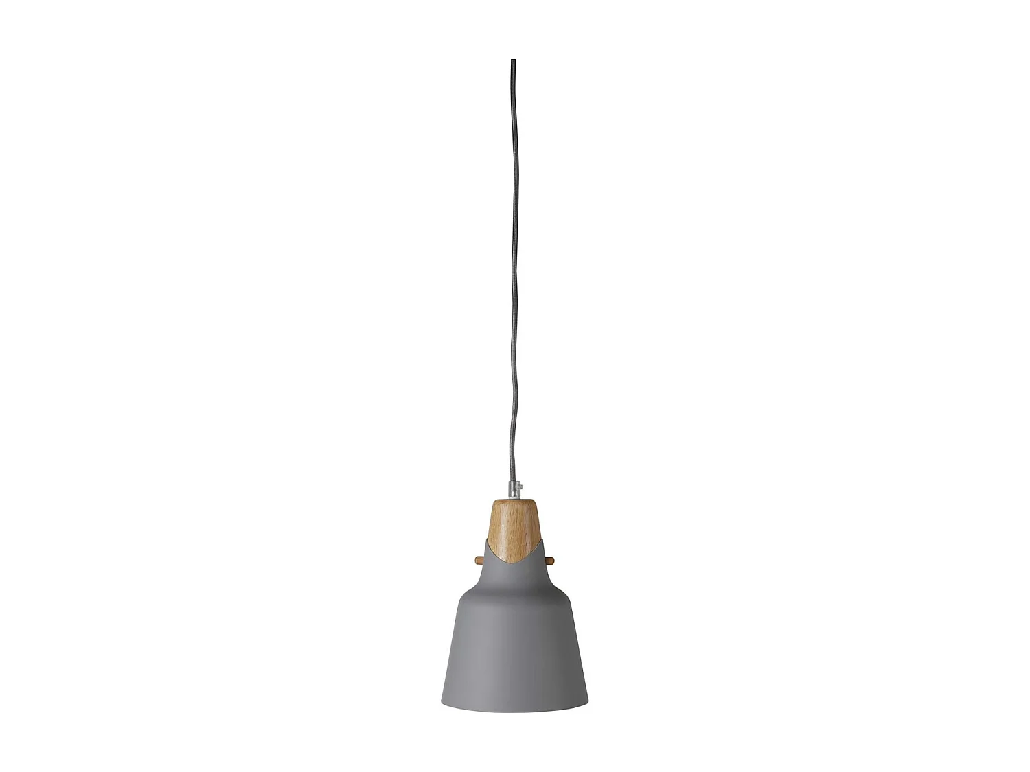 Lampe Suspension Design "Rigel" 22cm Gris Clair