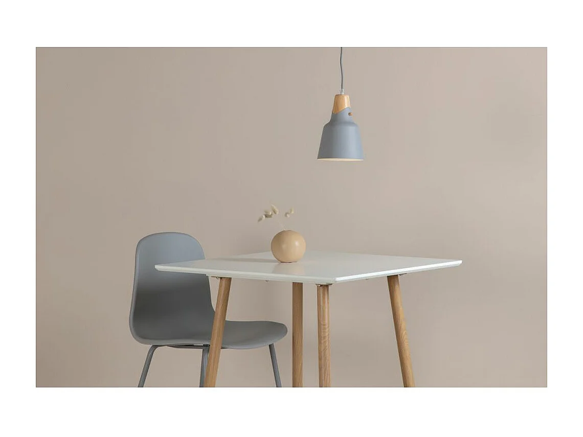 Lampe Suspension Design "Rigel" 22cm Gris Clair