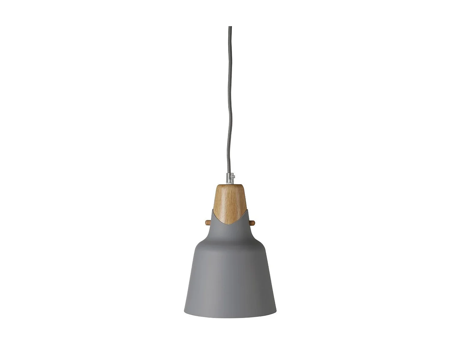 Lampe Suspension Design "Rigel" 22cm Gris Clair