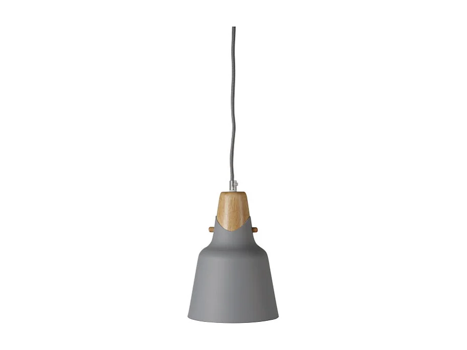 Lampe Suspension Design "Rigel" 22cm Gris Clair