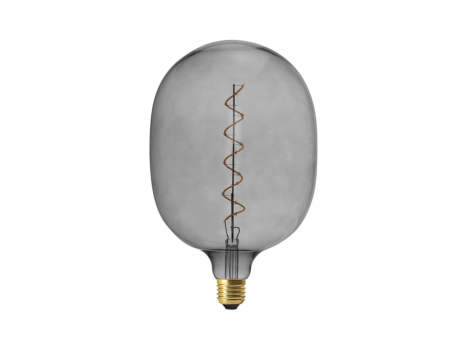 AMPOULE OVALE D180*270MM E27 SPIRAL GRIS 6W M4