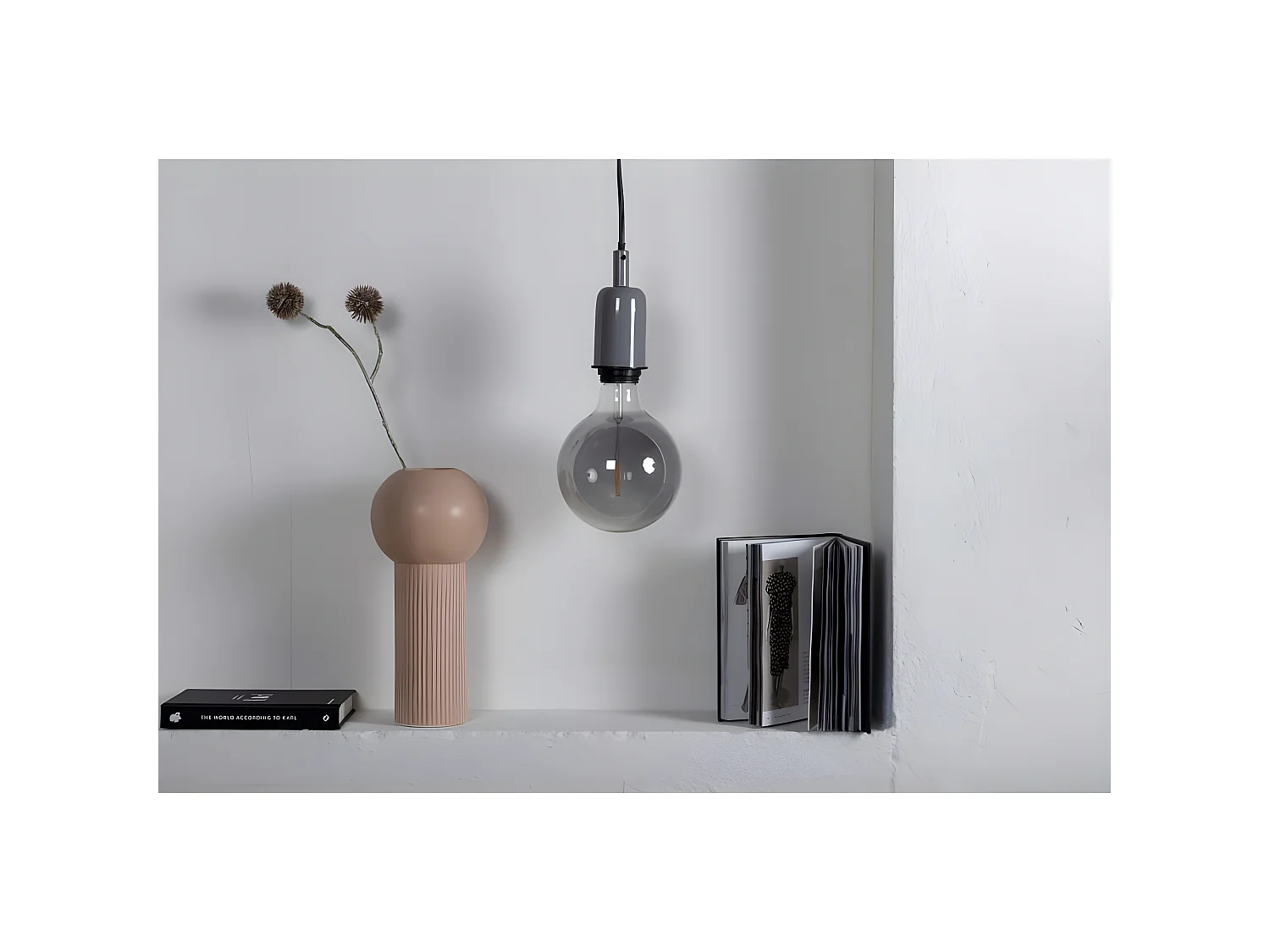 Suspension en Métal "Hang" 10cm Gris