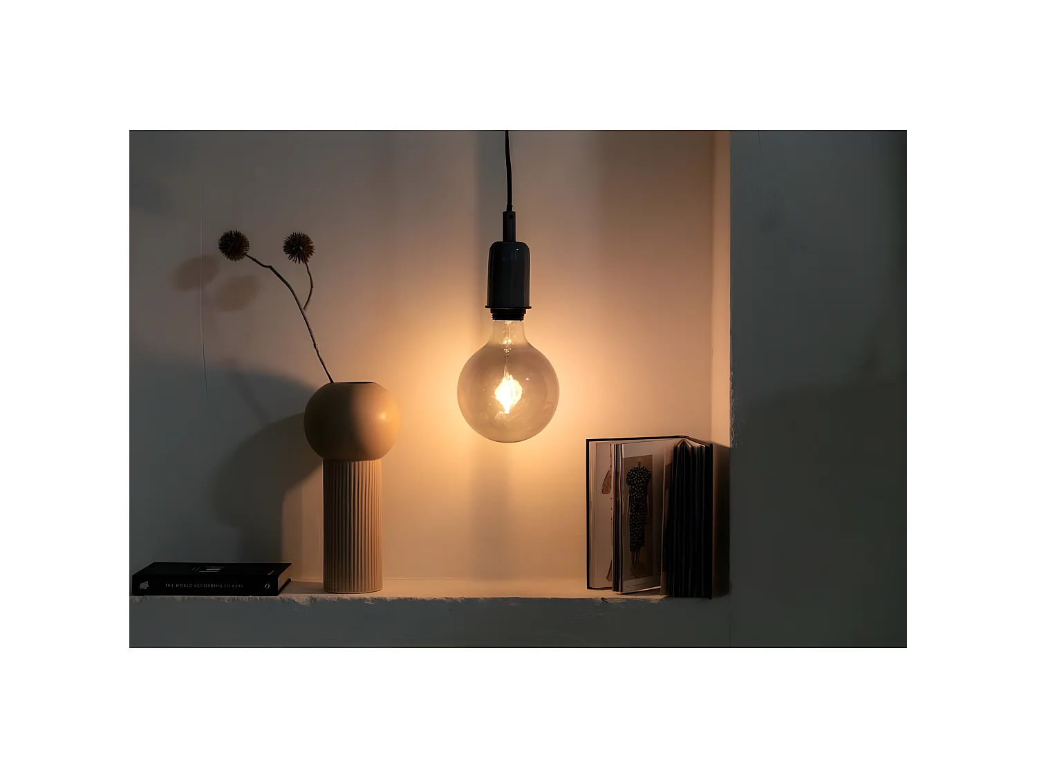 Suspension en Métal "Hang" 10cm Gris