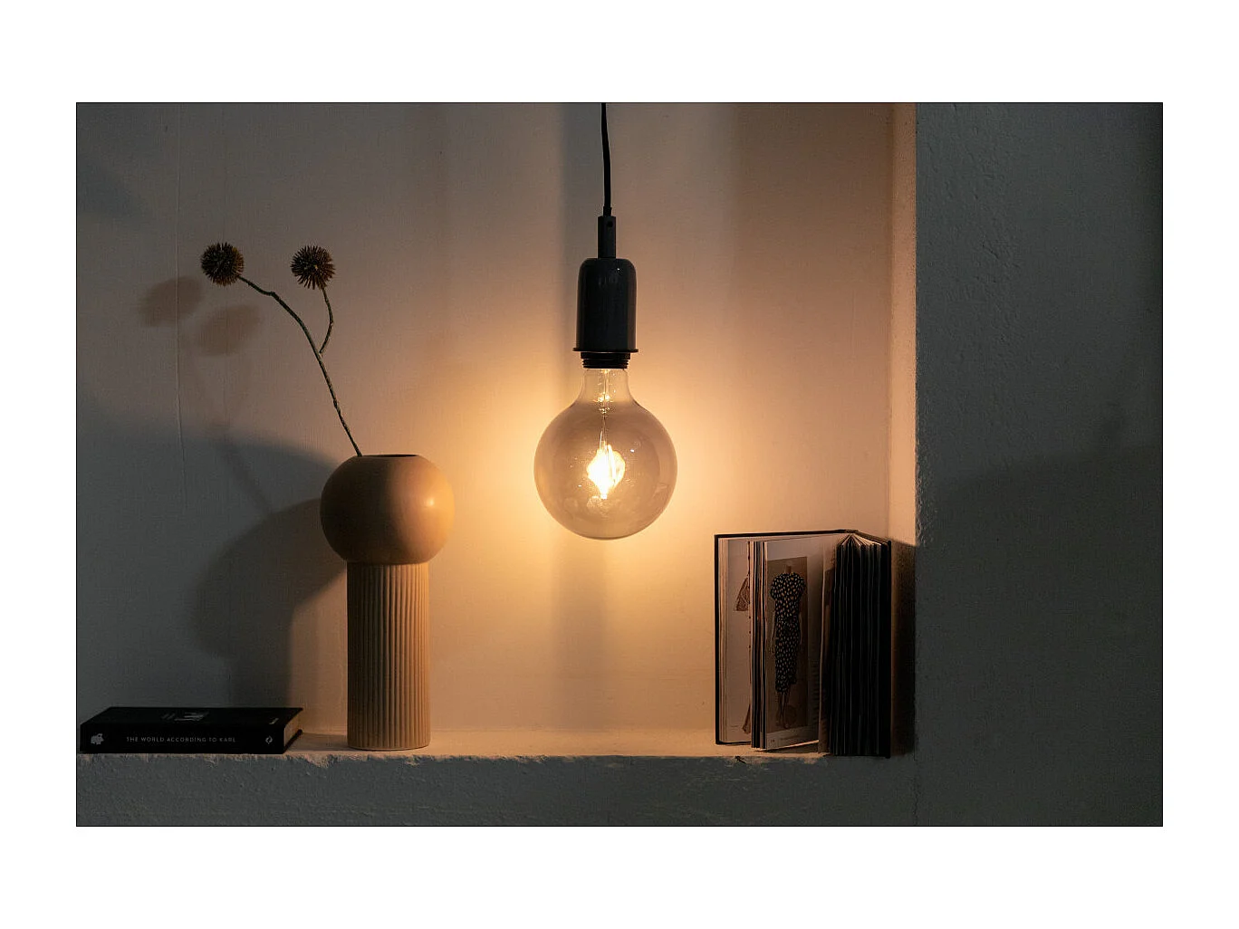 Suspension en Métal "Hang" 10cm Gris