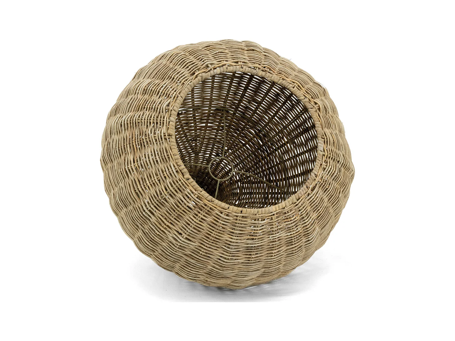 Abat-jour suspension boule en poelet