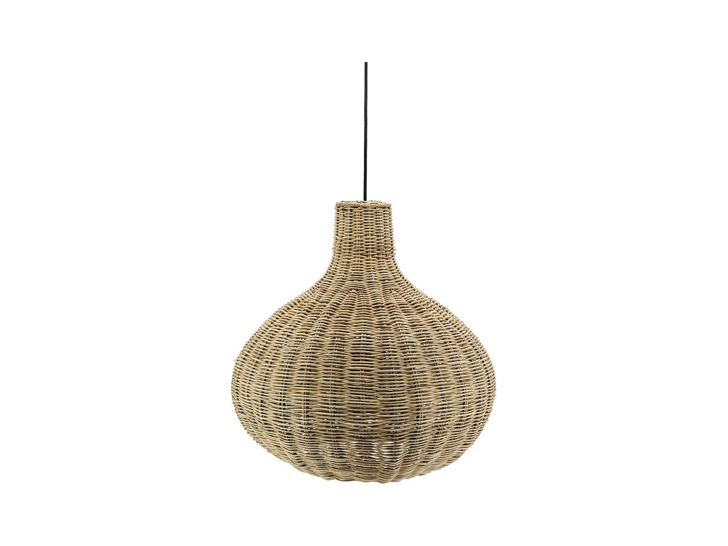 Abat-jour suspension boule en poelet