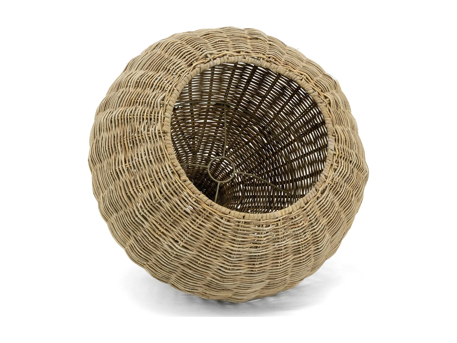 Abat-jour suspension boule en poelet