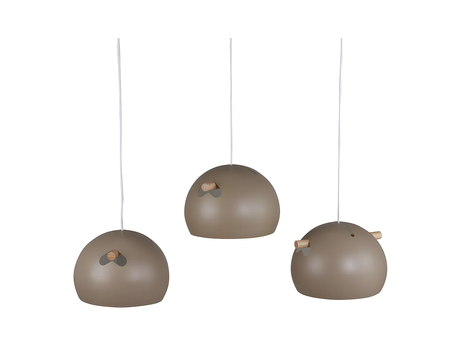 Tubbie verlichting hanglamp 97x29x22cm staal beige.