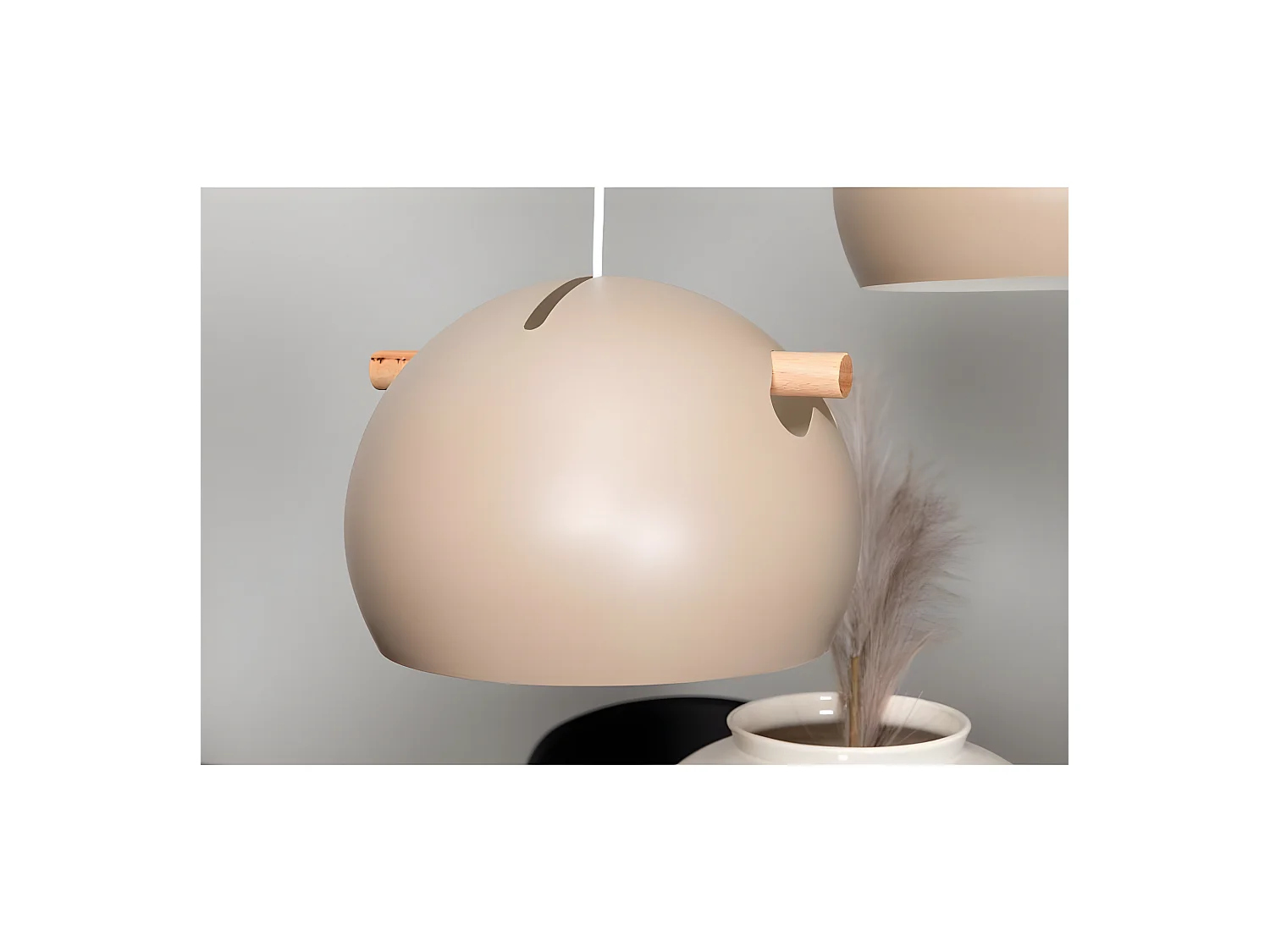 Tubbie verlichting hanglamp 97x29x22cm staal beige.