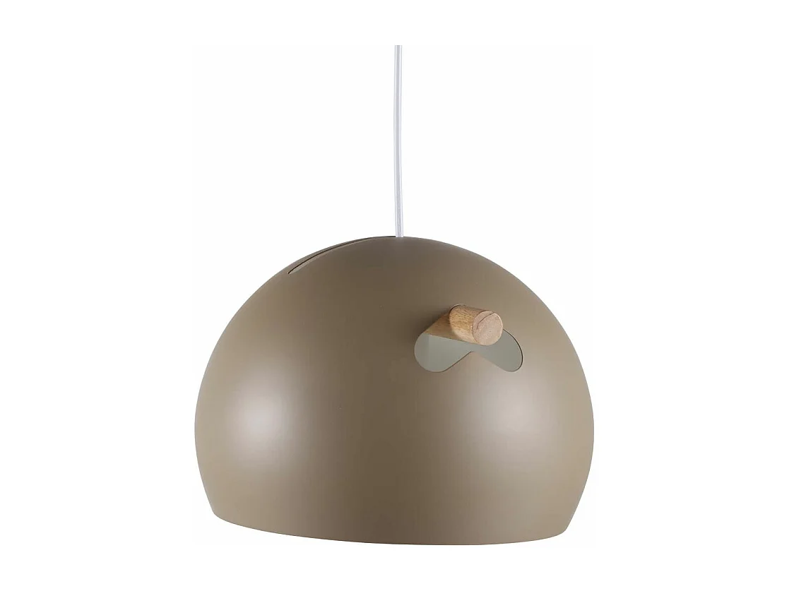 Lampe Suspension Déco "Tubbie" 23cm Marron