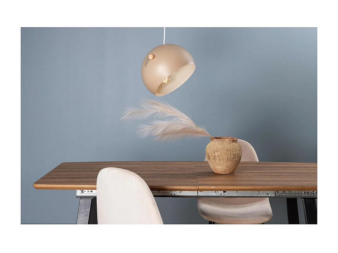 Lampe Suspension Déco "Tubbie" 23cm Marron