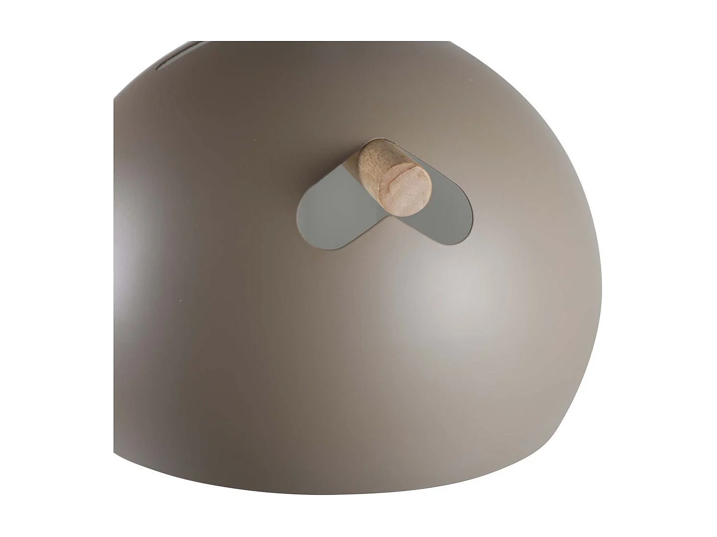 Tubbie éclairage lampe pendentif Ø29cm acier beige.