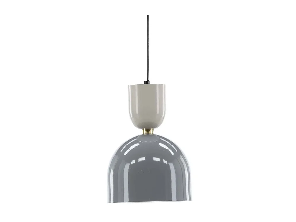 Lampe Suspension en Métal "Tim" 20cm Gris