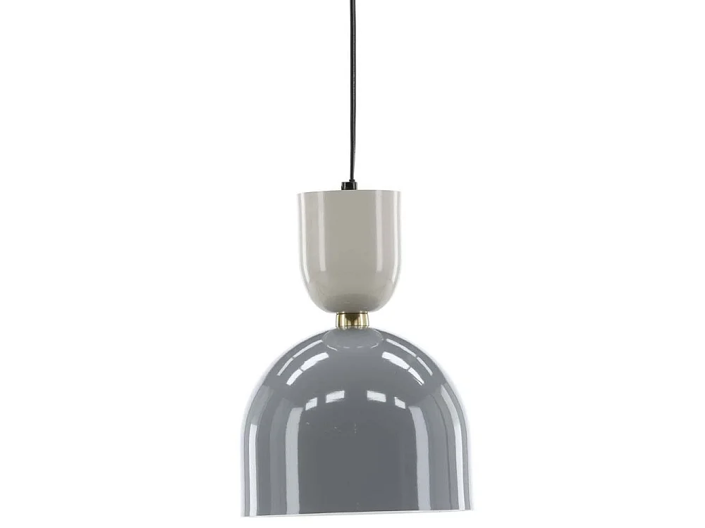 Lampe Suspension en Métal "Tim" 20cm Gris