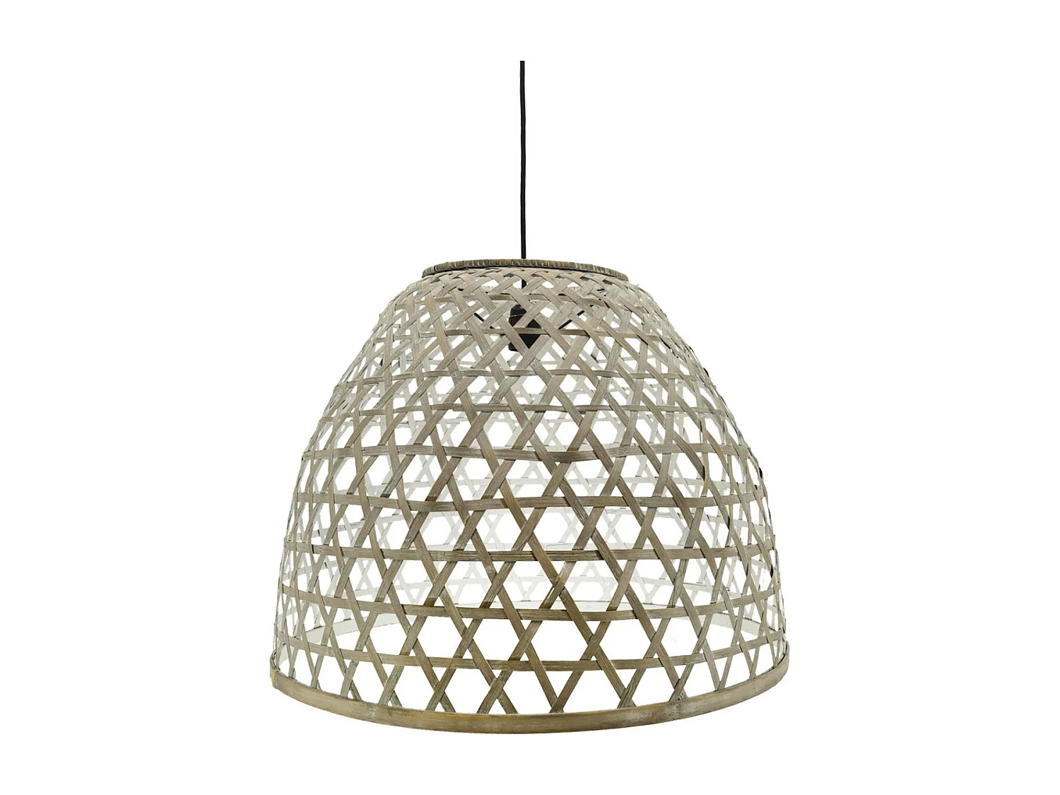 Abat-jour à suspendre en bambou