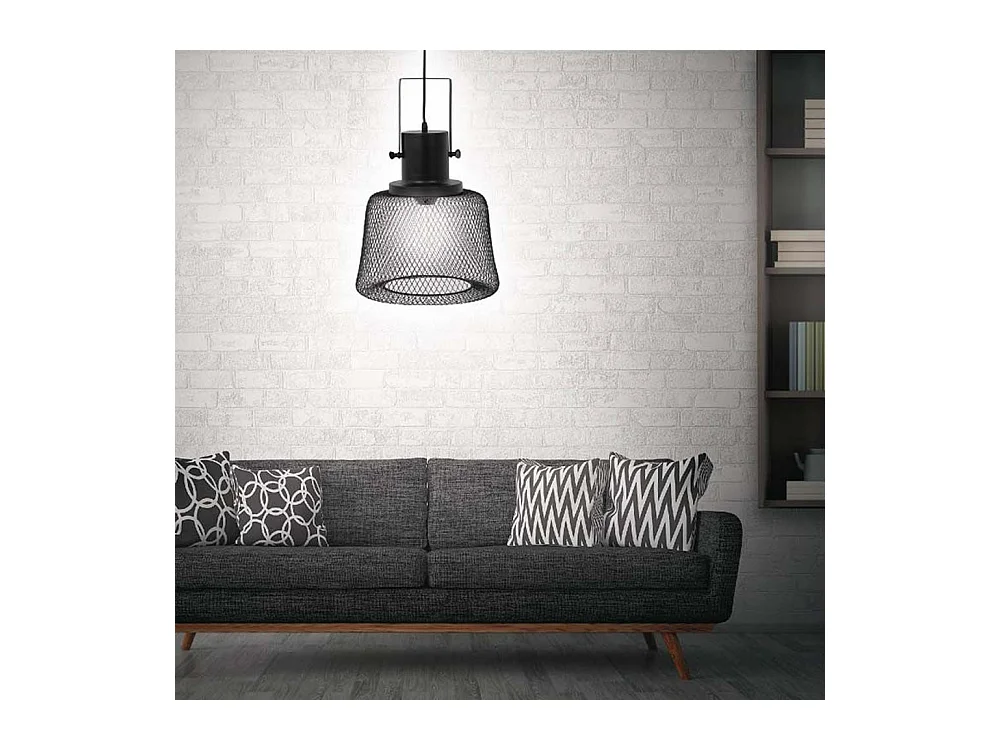 Suspension en métal cloche filaire