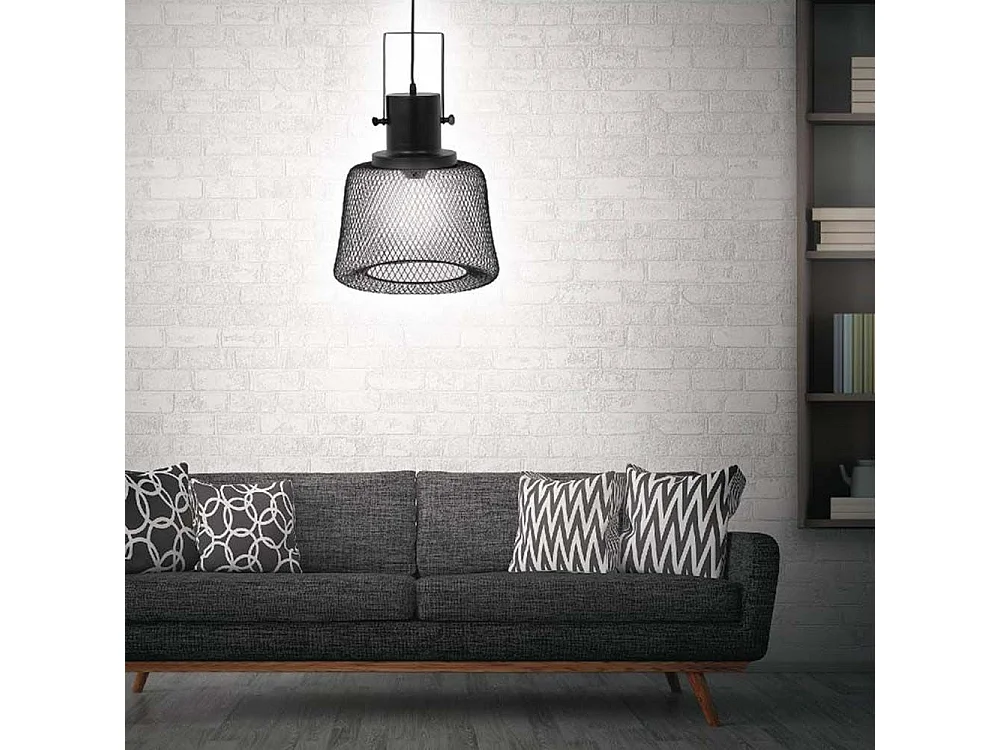 Suspension en métal cloche filaire