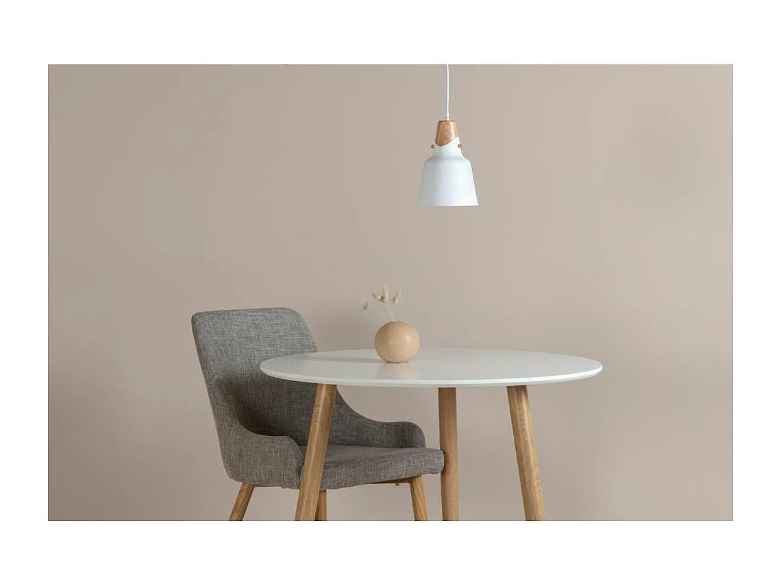 Lampe Suspension Design "Rigel" 22cm Blanc