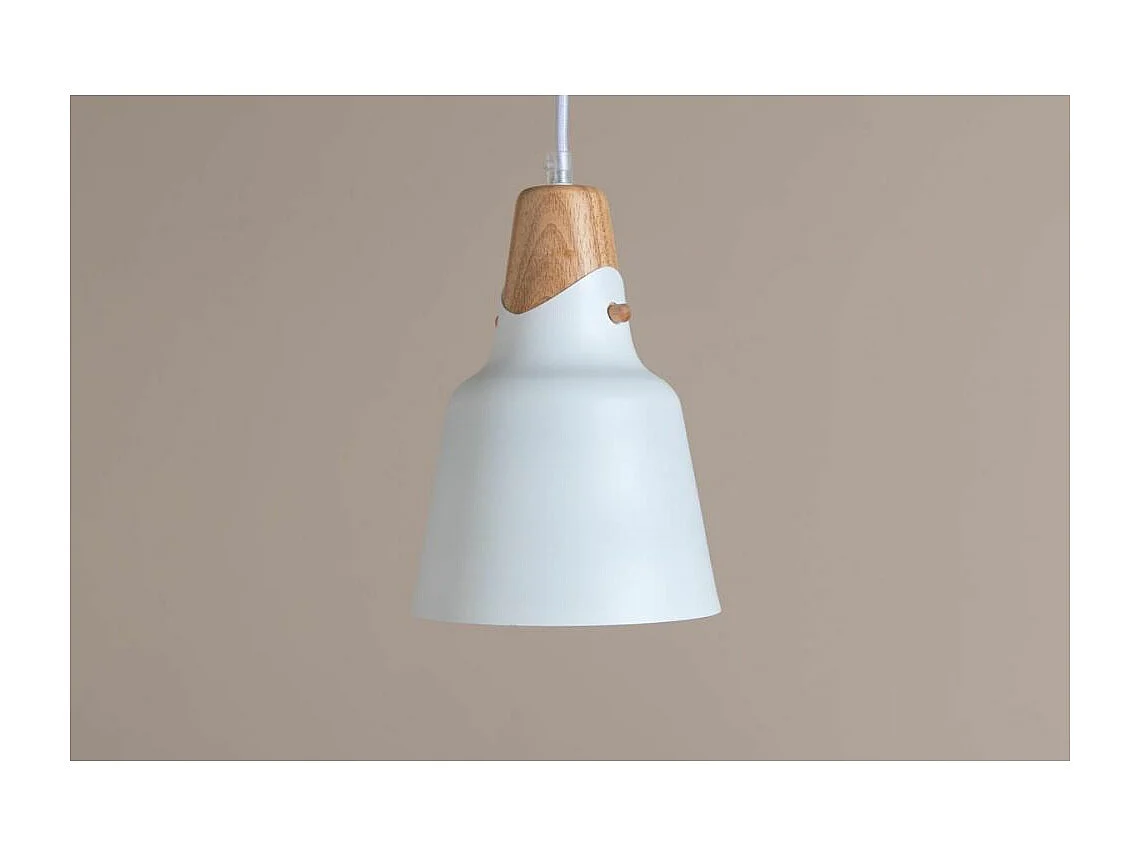 Lampe Suspension Design "Rigel" 22cm Blanc