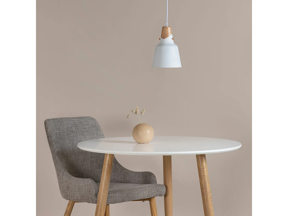 Lampe Suspension Design "Rigel" 22cm Blanc