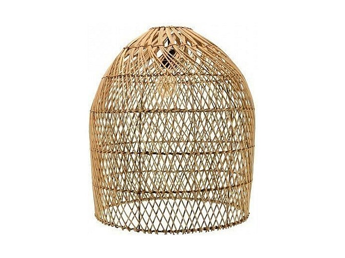 Housoutil Abat-jour En Rotin Tissé Naturel - Style Rustique Élégant Pour Lampe De Table, Lustre Ou Plafonnier - Décoration Chaleureuse Salon Chambre