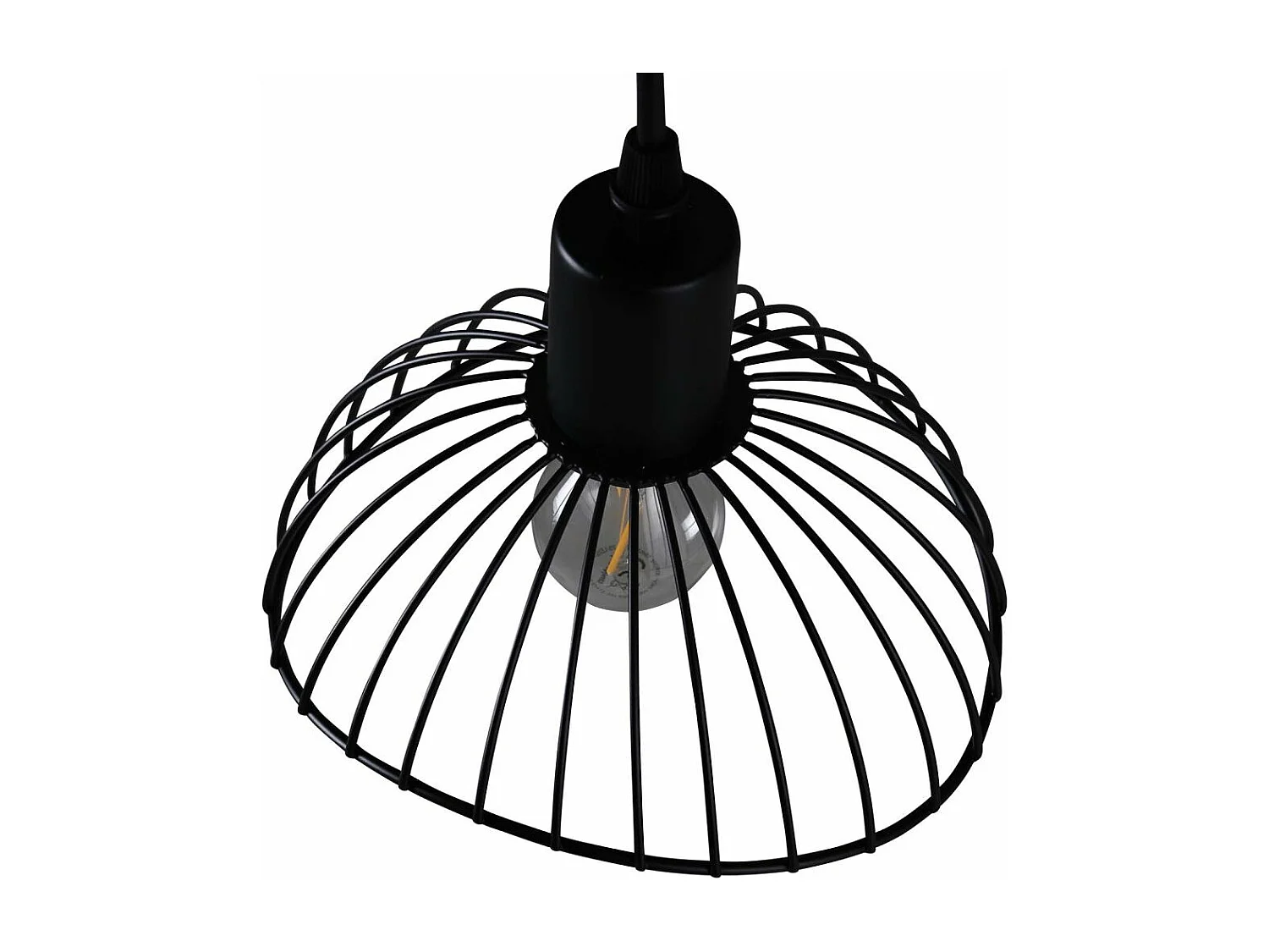 Elsa verlichting hanglamp Ø40cm staal zwart.