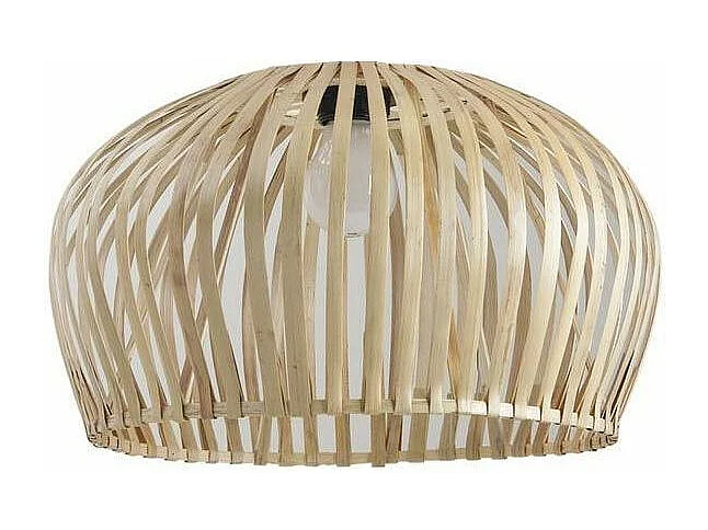 Abat jour en bambou pour suspension Naturel