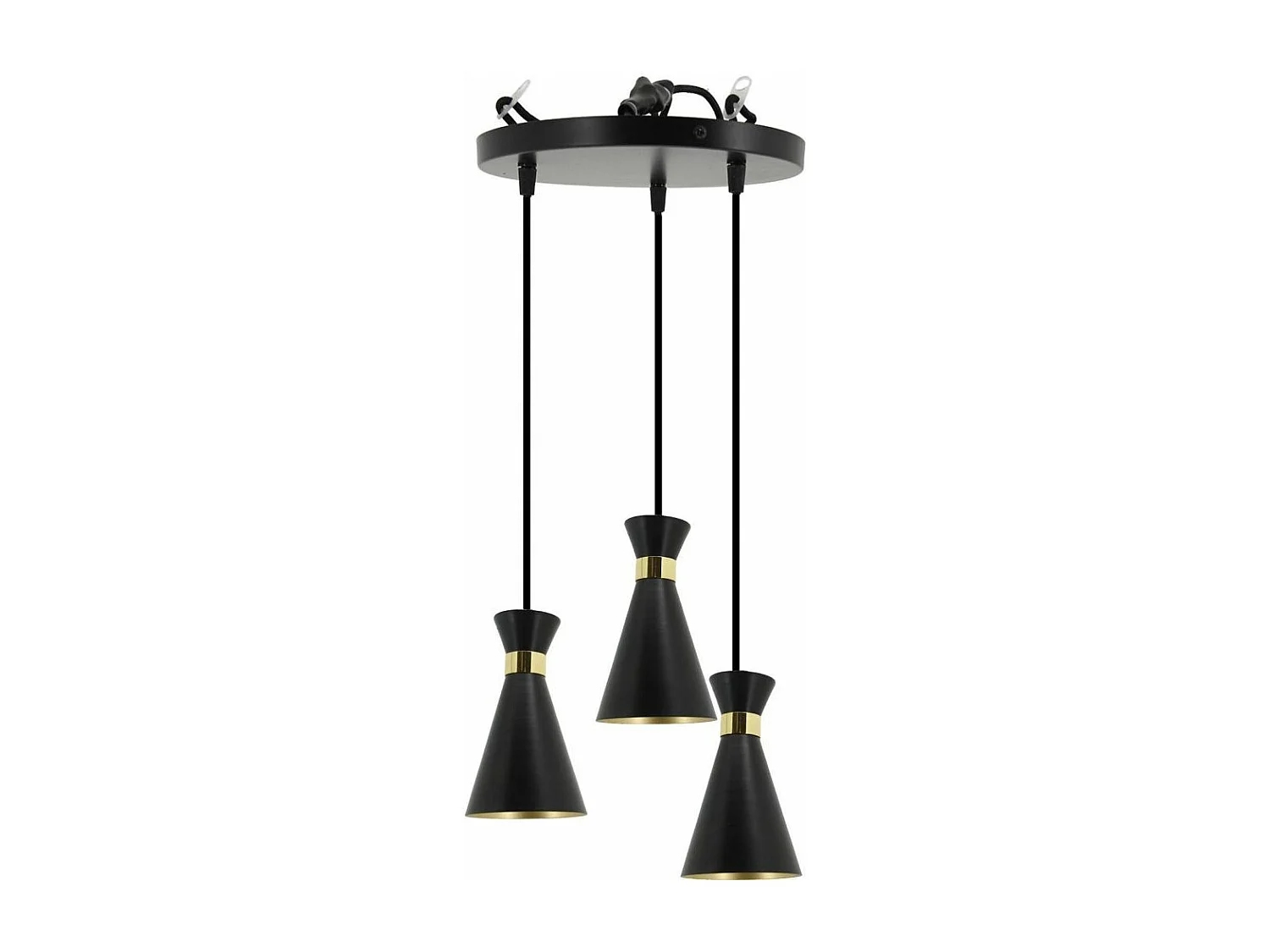 Suspension en métal et cuivre