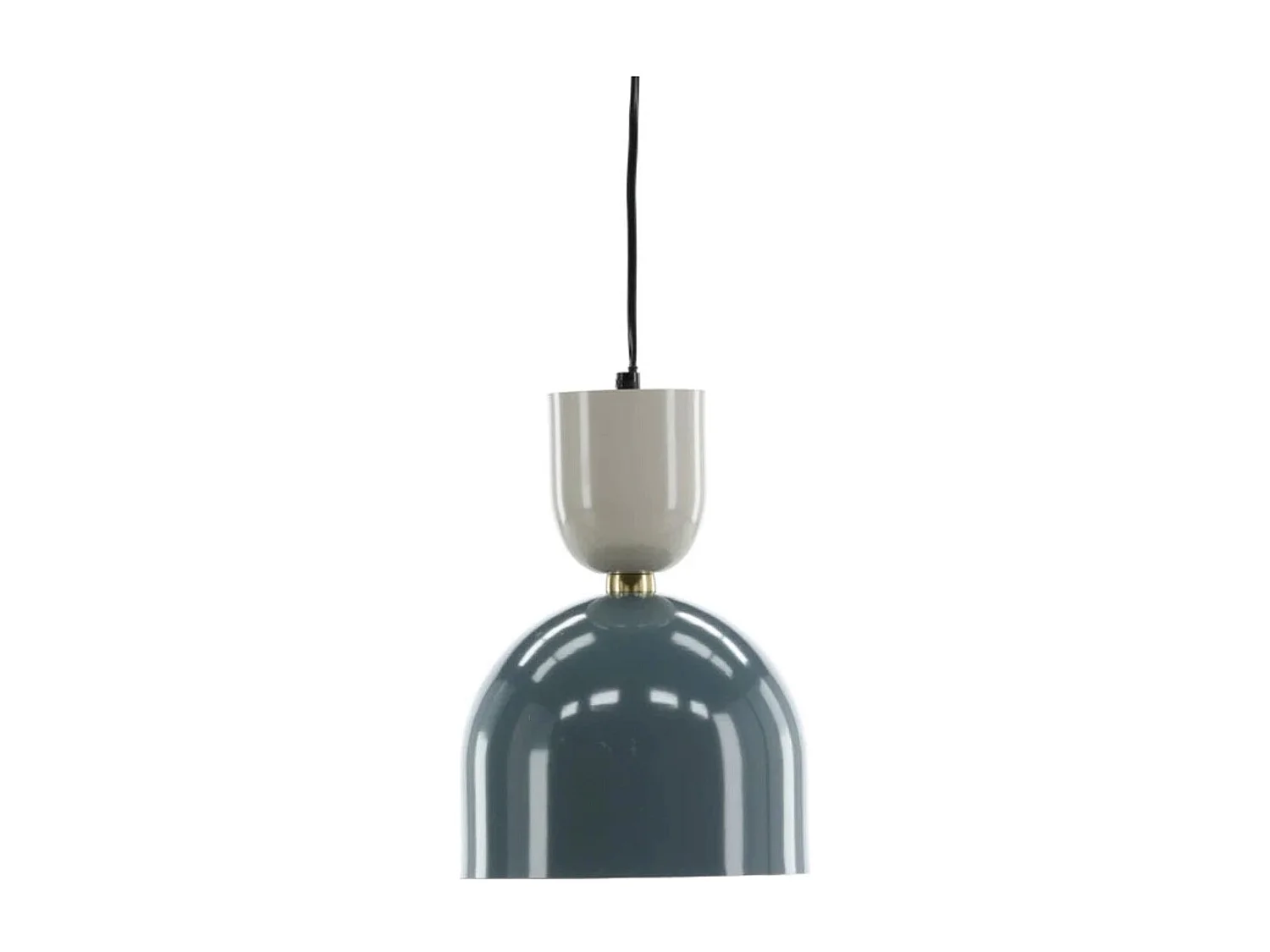 Lampe Suspension en Métal "Tim" 20cm Bleu