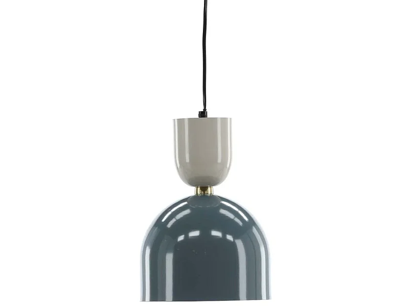 Lampe Suspension en Métal "Tim" 20cm Bleu