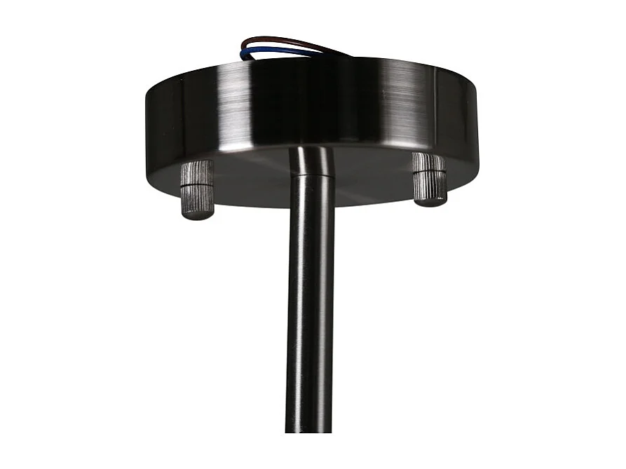 Aludra verlichting hanglamp 22x12x34cm glas, staal zilverkleur.